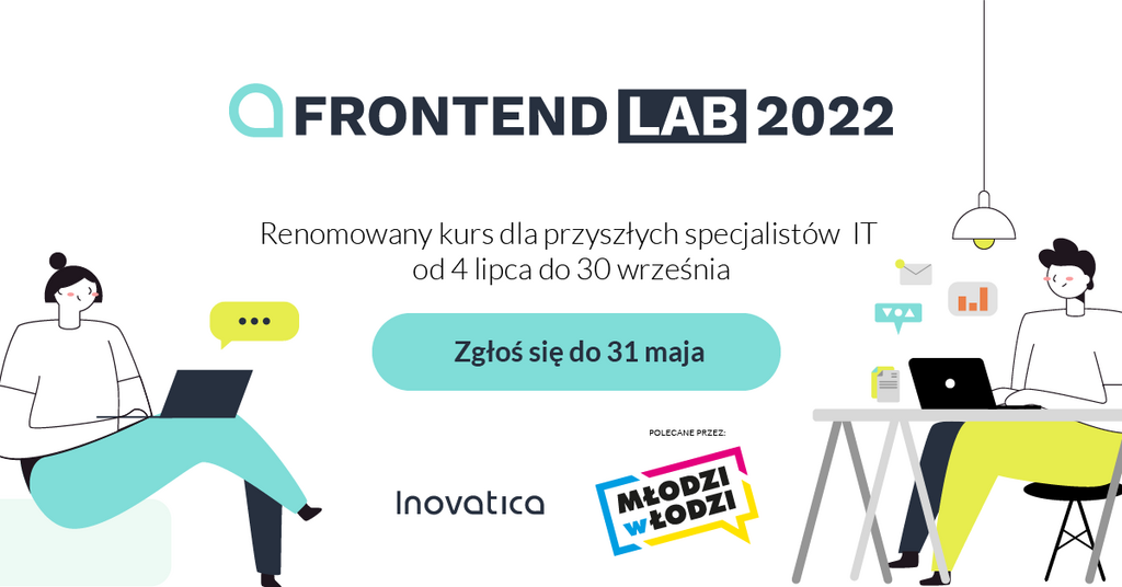 Plakat Front-end Lab 2022